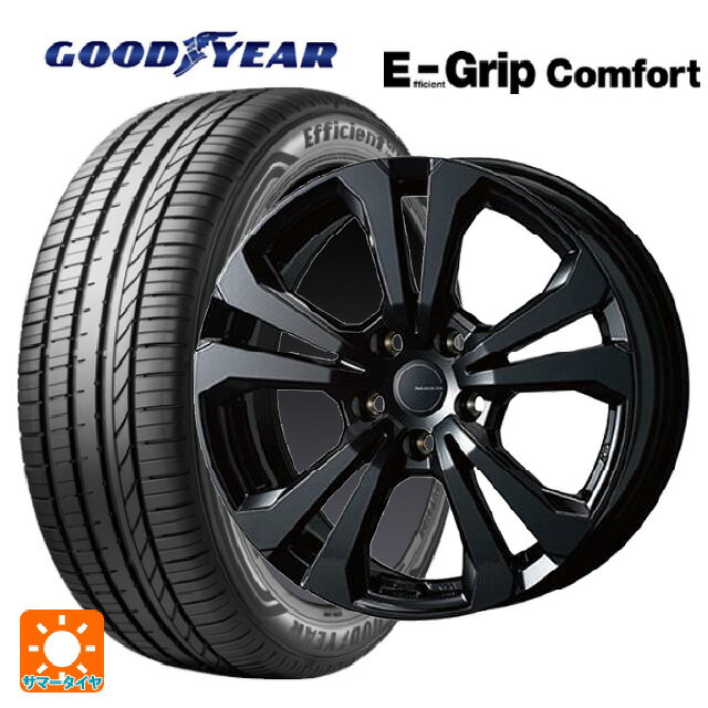 【6/15〜16限定 全品P5倍＆クーポン】ミニ ミニ(F55/F56)用 205/45R17 88W XL グッドイヤー エフィシェントグリップ コンフォート ティーエーエス アドバンスライン SV1 ブラック 新品サマータイヤホイール 4本セット