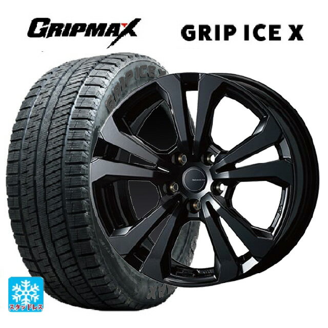 【6/15〜16限定 全品P5倍＆クーポン】ミニ ミニクラブマン(F54)用 225/45R17 94T XL グリップマックス グリップアイスX ブラックレター ティーエーエス アドバンスライン SV1 ブラック 新品スタッドレスタイヤホイール 4本セット