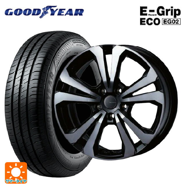 BMW 2シリーズ クーペ(G42)用 225/45R18 95W XL グッドイヤー エフィシェントグリップ エコ EG02 ティーエーエス アドバンスライン SV1 ブラックスモーク 新品サマータイヤホイール 4本セット