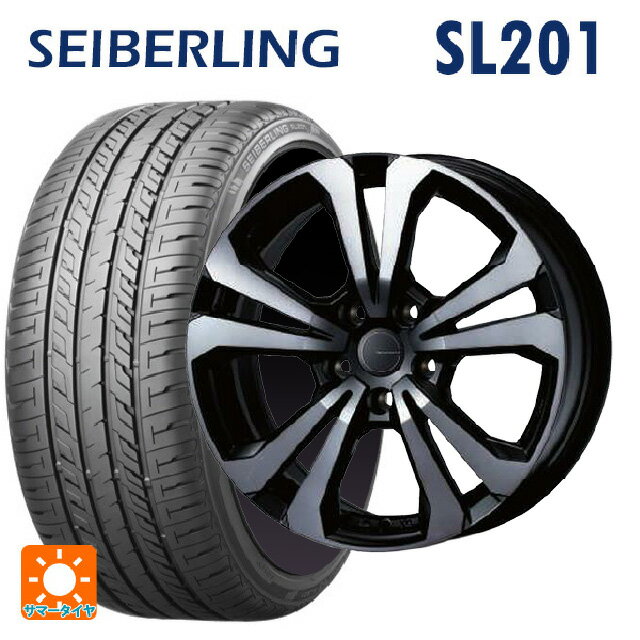 ルノー キャプチャー(HJB系)用 215/55R18 95V セイバーリング セイバーリング SL201(ブリヂストン工場生産） ティーエーエス アドバンスライン SV1 ブラックスモーク 新品サマータイヤホイール 4本セット