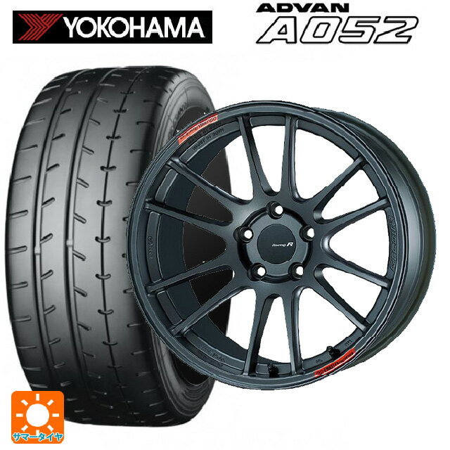 トヨタ GRカローラ(4BA-GZEA14H)用 235/40R18 95Y XL ヨコハマ アドバン A052 正規品 # エンケイ レーシングレボリューション GTC01RR マットダークガンメタリック 新品サマータイヤホイール 4本セット
