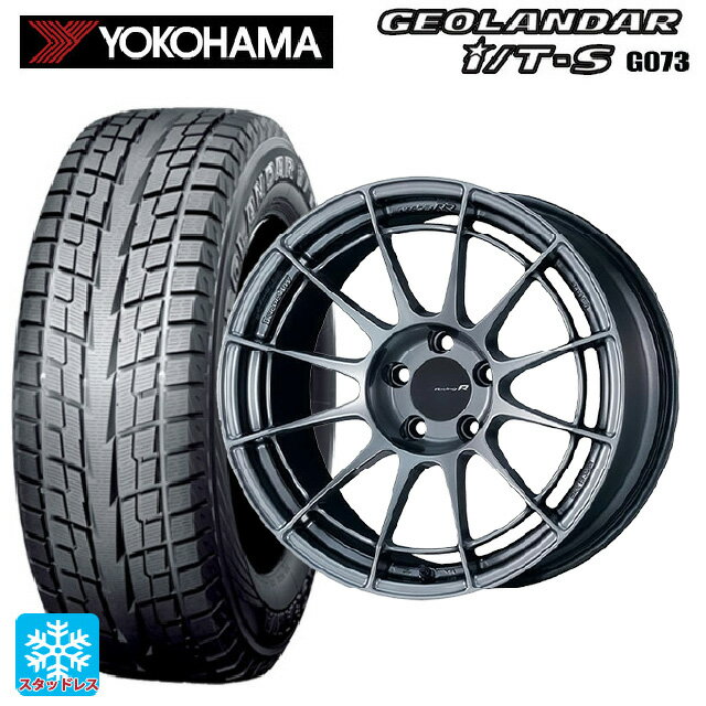 ホンダ ZR-V(RZ4)用 215/60R17 96Q ヨコハマ ジオランダー ITS G073 正規品 エンケイ レーシングレボリューション NT03RR ハイパーシルバー 新品スタッドレスタイヤホイール 4本セット