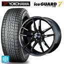 225/40R19 93Q ヨコハマ アイスガード7(IG70) # ウェッズ ウェッズスポーツ RN55M Gloss Black 19-8J 国産車用 スタッドレスタイヤホイール4本セット