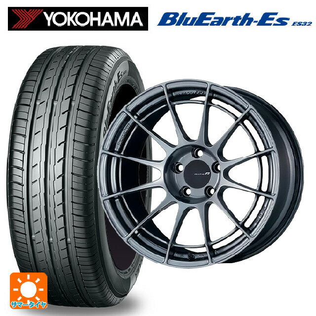 ホンダ ZR-V(RZ4)用 215/60R17 96H ヨコハマ ブルーアースEs ES32 # エンケイ レーシングレボリューション NT03RR ハイパーシルバー 新品サマータイヤホイール 4本セット