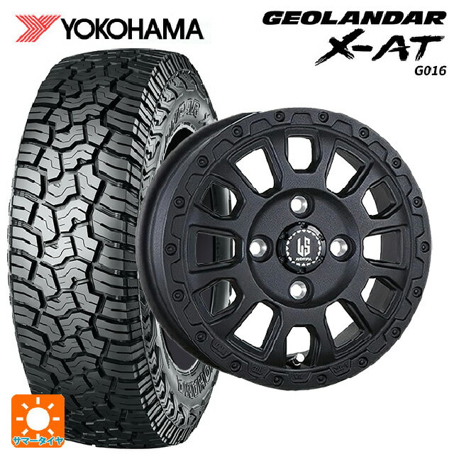 【6/15〜16限定 全品P5倍＆クーポン】155/65R14 78/75Q ヨコハマ ジオランダー X-AT G016 ブラックレター 正規品 # 阿部商会 ラ・ストラーダ アベンチュラ WB 14-4.5J 国産車用 サマータイヤホイール4本セット