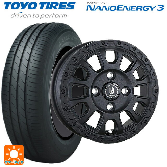 【6/20限定 全品P5倍＆クーポン】165/60R14 75H トーヨー ナノエナジー3 阿部商会 ラ・ストラーダ アベンチュラ WB 14-4.5J 国産車用 サマータイヤホイール4本セット