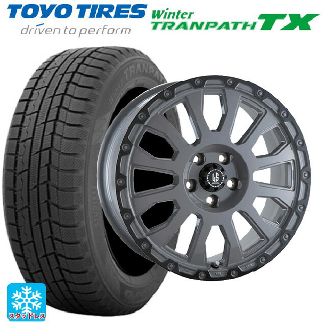 【6/15〜16限定 全品P5倍＆クーポン】ミツビシ デリカD5(3DA系)用 225/60R18 100Q トーヨー ウインタートランパス TX 阿部商会 ラ・ストラーダ アベンチュラ SGAR 新品スタッドレスタイヤホイール 4本セット
