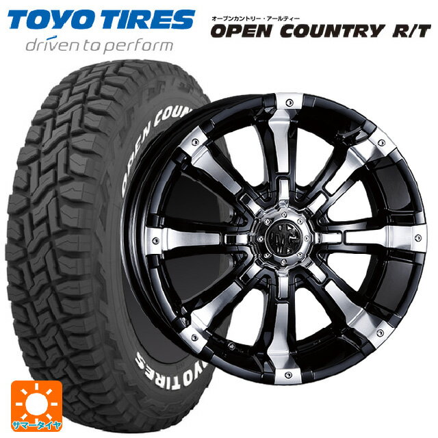 235/70R16 106Q トーヨー オープンカントリー RT ホワイトレター # クリムソン MG ビースト ブラックポリッシュ 16-7J 国産車用 サマータイヤホイール4本セット