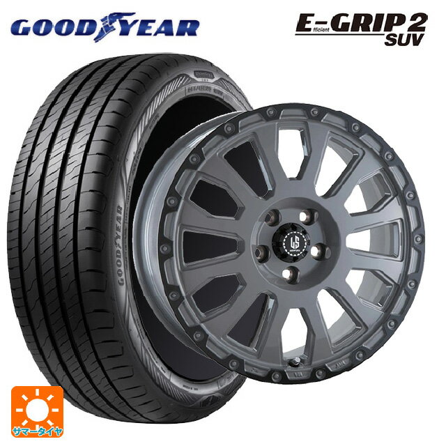 【6/11 1:59迄 全品ポイント5倍】235/60R18 107V XL グッドイヤー エフィシェントグリップ 2 SUV 阿部商会 ラ・ストラーダ アベンチュラ SGAR 18-8J 国産車用 サマータイヤホイール4本セット