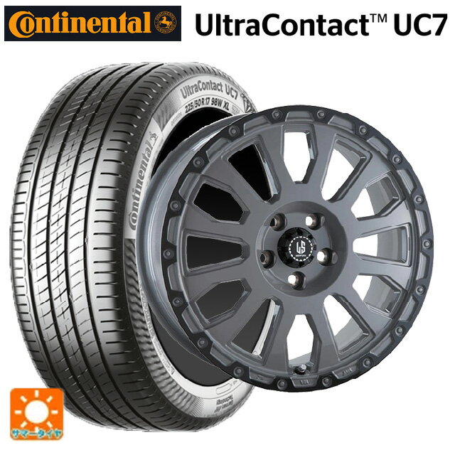 245/50R18 100Y コンチネンタル ウルトラコンタクト UC7 正規品 阿部商会 ラ・ストラーダ アベンチュラ SGAR 18-8J 国産車用 サマータイヤホイール4本セット
