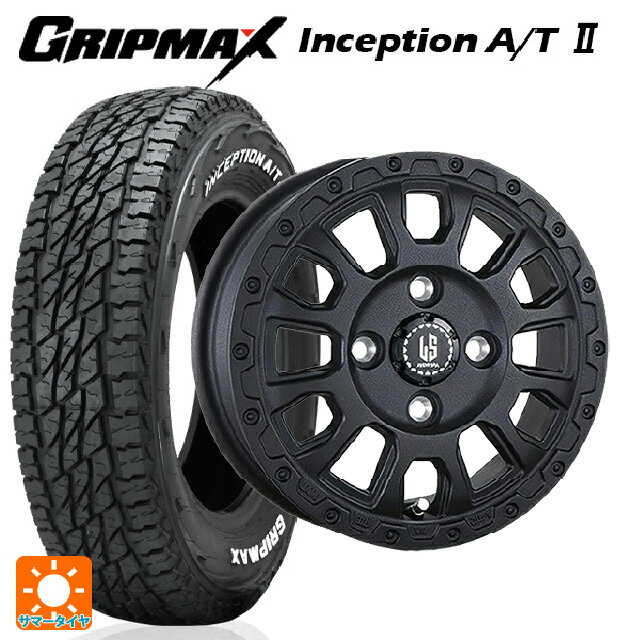 【6/11 1:59迄 全品ポイント5倍】ミツビシ デリカミニ(4WD車)(B3系)用 165/60R15 77T グリップマックス インセプション A/T2 ホワイトレター 阿部商会 ラ・ストラーダ アベンチュラ # WB 新品サマータイヤホイール 4本セット