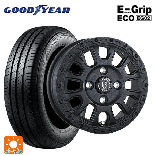 【6/22 20時〜 全品P5倍＆クーポン】スズキ ハスラー(MR52/92S)用 165/65R14 79S グッドイヤー エフィシェントグリップ エコ EG02 阿部商会 ラ・ストラーダ アベンチュラ WB 新品サマータイヤホイール 4本セット