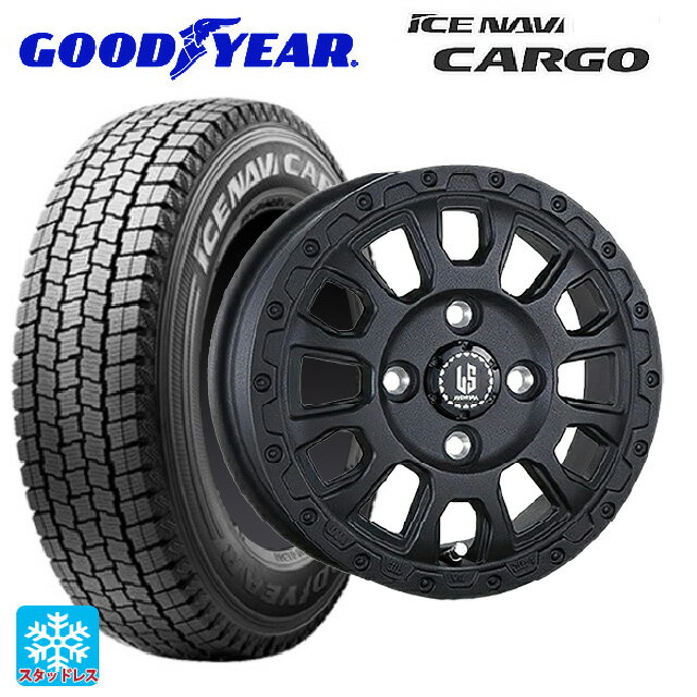 【5/27 1:59迄 最大3万円OFFクーポン】165/80R14 91/90N グッドイヤー アイスナビ カーゴ 阿部商会 ラ・ストラーダ アベンチュラ WB 14-5J 国産車用 スタッドレスタイヤホイール4本セット