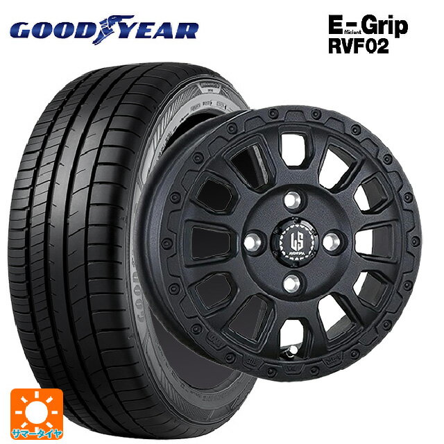 【6/22 20時〜 全品P5倍＆クーポン】165/65R14 79H グッドイヤー エフィシェントグリップ RVF02 阿部商会 ラ・ストラーダ アベンチュラ WB 14-4.5J 国産車用 サマータイヤホイール4本セット