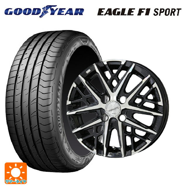 195/50R16 84V グッドイヤー イーグルF1 スポーツ 共豊 スマック グレイブ BP 16-6J 国産車用 サマータイヤホイール4本セット