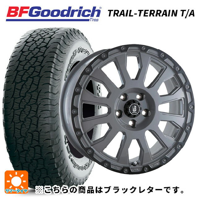 【6/22 20時〜 全品P5倍＆クーポン】235/60R18 107H XL BFグッドリッチ トレイルテレーン T/A ブラックレター 正規品 阿部商会 ラ・ストラーダ アベンチュラ SGAR 18-8J 国産車用 サマータイヤホイール4本セット