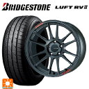 235/55R18 100V ブリヂストン ルフトRV2(日本製) 正規品 # エンケイ レーシングレボリューション GTC01RR マットダークガンメタリック 18-8J 国産車用 サマータイヤホイール4本セット(2)