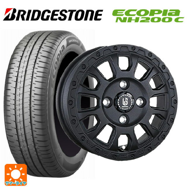 【6/15〜16限定 全品P5倍＆クーポン】165/70R14 81S ブリヂストン エコピア NH200C 正規品 # 阿部商会 ラ・ストラーダ アベンチュラ WB 14-5J 国産車用 サマータイヤホイール4本セット