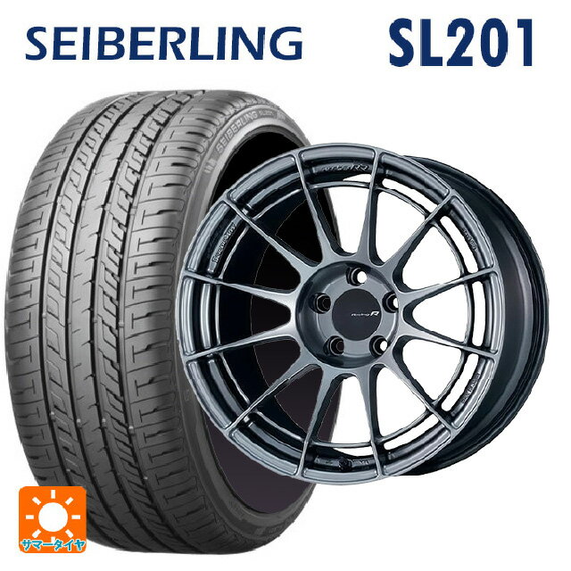 235/45R17 94W セイバーリング セイバーリング SL201(ブリヂストン工場生産） エンケイ レーシングレボリューション NT03RR ハイパーシルバー 17-8J 国産車用 サマータイヤホイール4本セット
