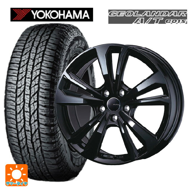 【6/15〜16限定 全品P5倍＆クーポン】ミニ ミニクロスオーバー(F60)用 225/50R18 95H ヨコハマ ジオランダー A/T G015 ブラックレター 正規品 ティーエーエス スマートライン 365 ブラック 新品サマータイヤホイール 4本セット