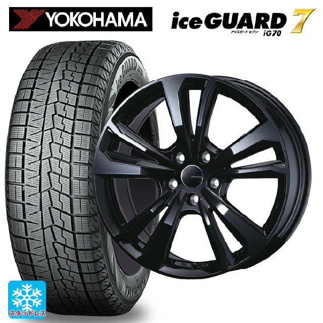 【6/15〜16限定 全品P5倍＆クーポン】ミニ ミニクロスオーバー(F60)用 2024年製 225/50R18 95Q ヨコハマ アイスガード7(IG70) ティーエーエス スマートライン 365 ブラック 新品スタッドレスタイヤホイール 4本セット