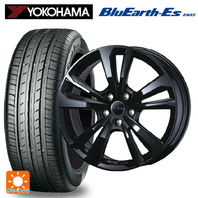 【6/11 1:59迄 全品ポイント5倍】ミニ ミニクーパー(電気自動車)(J01)用 195/60R16 89H ヨコハマ ブルーアースEs ES32 ティーエーエス スマートライン 365 ブラック 新品サマータイヤホイール 4本セット