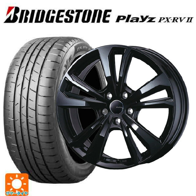 ミニ ミニクーパー(電気自動車)(J01)用 195/60R16 89H ブリヂストン プレイズ PX-RV2 正規品(数量限定) ティーエーエス スマートライン 365 ブラック 新品サマータイヤホイール 4本セット