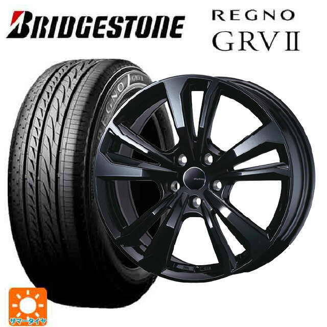 ジープ コンパス(M624)用 215/65R16 98H ブリヂストン レグノ GRV2 正規品 ティーエーエス スマートライン 365 ブラック 新品サマータイヤホイール 4本セット