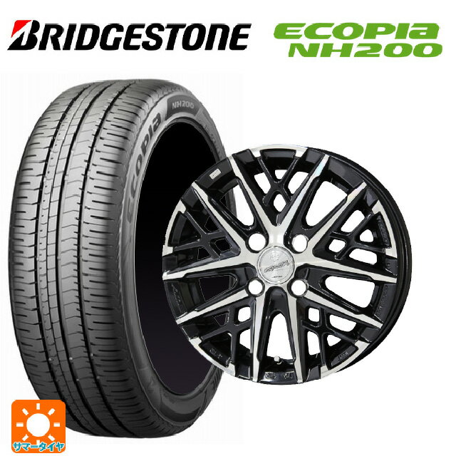 195/50R16 84V ブリヂストン エコピア NH200 正規品 共豊 スマック グレイブ BP 16-6J 国産車用 サマータイヤホイール4本セット
