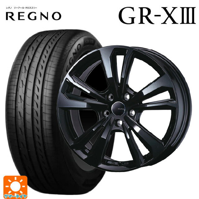 【6/15〜16限定 全品P5倍＆クーポン】ミニ ミニクロスオーバー(F60)用 225/50R18 95W ブリヂストン レグノ GR-X3 正規品 # ティーエーエス スマートライン 365 ブラック 新品サマータイヤホイール 4本セット