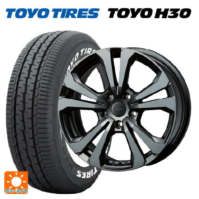 プジョー リフター()用 215/60R17 109/107R トーヨー H30 ホワイトレター ティーエーエス アドバンスライン SV1 ガンメタリック 新品サマータイヤホイール 4本セット