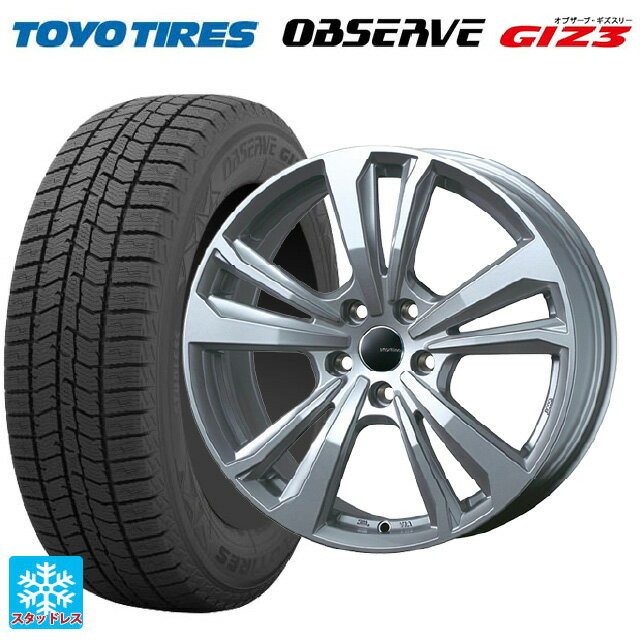 【6/11 1:59迄 全品ポイント5倍】ミニ ミニクーパー(電気自動車)(J01)用 195/60R16 89Q トーヨー オブザーブ ガリットギズ3 ティーエーエス スマートライン 365 シルバー 新品スタッドレスタイヤホイール 4本セット