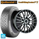 メルセデスベンツ GLCクーペ(X253)用 235/60R18 107T XL コンチネンタル コンチバイキングコンタクト7 正規品 阿部商会 ユーロデザイン カルヴァー ガンメタリック+ポリッシュ 新品スタッドレスタイヤホイール 4本セット