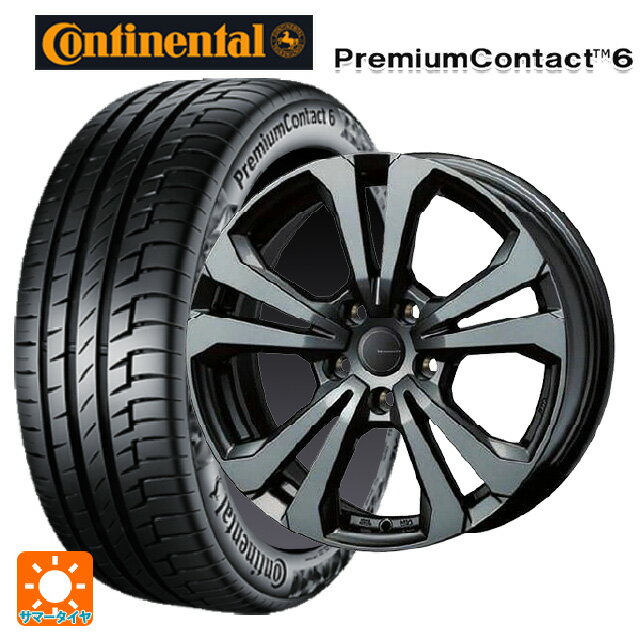 【6/20限定 全品P5倍＆クーポン】ルノー ルーテシア(BJA系)用 185/65R15 88H コンチネンタル プレミアムコンタクト 6 正規品 ティーエーエス アドバンスライン SV1 ガンメタリック 新品サマータイヤホイール 4本セット