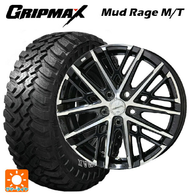 235/70R16 106Q グリップマックス マッドレイジ M/T ホワイトレター 共豊 スマック グレイブ BP 16-6.5J 国産車用 サマータイヤホイール4本セット