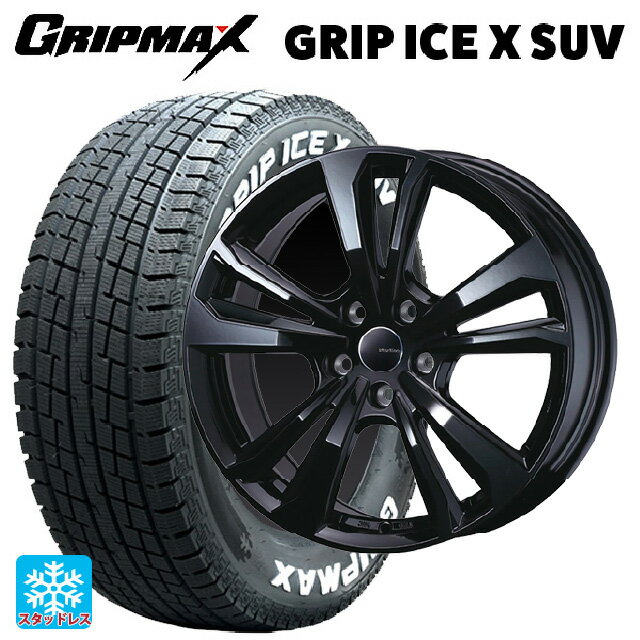 ジープ コンパス(M624)用 215/65R16 98T グリップマックス グリップアイスX SUV ホワイトレター # ティーエーエス スマートライン 365 ブラック 新品スタッドレスタイヤホイール 4本セット