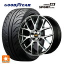 【7/19 20時~ 最大3万円OFFクーポン】ホンダ ステップワゴン(RP6~8)用 225/40R18 88W グッドイヤー イーグル RS スポーツ S-スペック エムアイディー MID エクスクルーシブ 027F ハイパーメタルコート/ミラーカット 新品サマータイヤホイール 4本セット