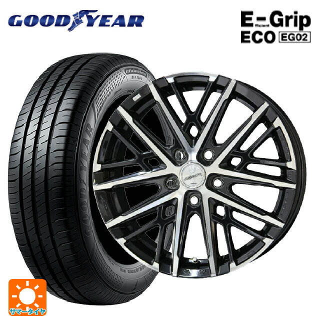 【6/22 20時〜 全品P5倍＆クーポン】205/65R16 95H グッドイヤー エフィシェントグリップ エコ EG02 共豊 スマック グレイブ BP 16-6.5J 国産車用 サマータイヤホイール4本セット