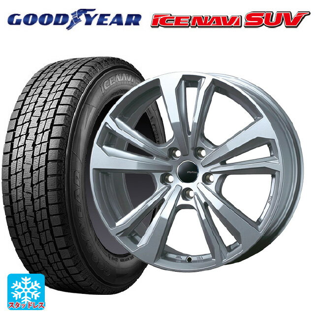 ミニ カントリーマン(U25)用 225/60R17 99Q グッドイヤー アイスナビ SUV ティーエーエス スマートライン 365 シルバー 新品スタッドレスタイヤホイール 4本セット