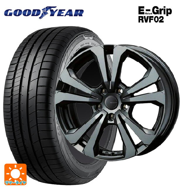 ミニ エースマン(J05)用 225/45R18 95W XL グッドイヤー エフィシェントグリップ RVF02 ティーエーエス アドバンスライン SV1 ガンメタリック 新品サマータイヤホイール 4本セット