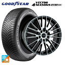 【8/20限定 最大3万円OFFクーポン】メルセデスベンツ GLC SUV(X253)用 235/60R18 107W XL グッドイヤー ベクター4シーズンズ ジェン3 SUV # 阿部商会 ユーロデザイン カルヴァー ガンメタリック+ポリッシュ 新品オールシーズンタイヤホイール 4本セット