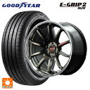 【5/9 20時〜 最大3万円OFFクーポン】トヨタ C-HR(NGX50)用 215/60R17 100H XL グッドイヤー エフィシェントグリップ 2 SUV エムアイディー MIDレーシング R10 レーシングチタンシルバー/リムポリッシュ 新品サマータイヤホイール 4本セット(2)