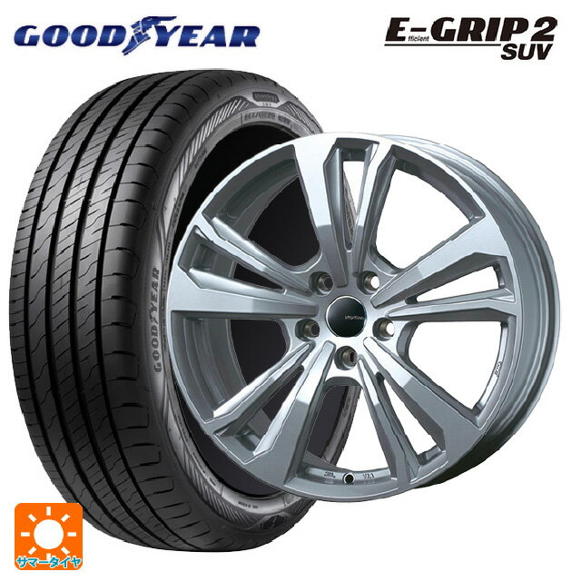 【6/15〜16限定 全品P5倍＆クーポン】ルノー アルカナ()用 215/65R16 98V グッドイヤー エフィシェントグリップ 2 SUV ティーエーエス スマートライン 365 シルバー 新品サマータイヤホイール 4本セット