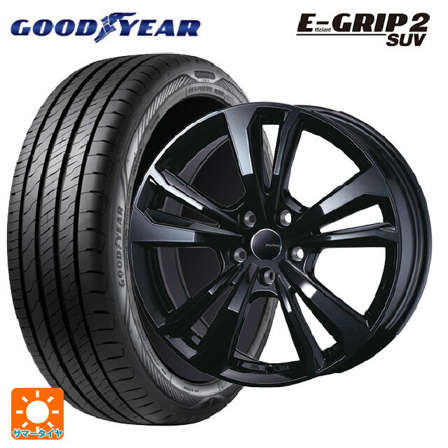 ジープ コンパス(M624)用 215/65R16 98V グッドイヤー エフィシェントグリップ 2 SUV ティーエーエス スマートライン 365 ブラック 新品サマータイヤホイール 4本セット