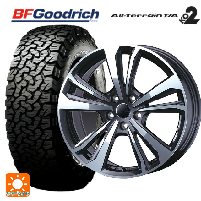 シトロエン DS7　クロスバック(X74)用 2024年製 215/70R16 100/97R BFグッドリッチ オールテレーン TA KO2 ホワイトレター 正規品 # ティーエーエス スマートライン 365 ガンメタリックポリッシュ 新品サマータイヤホイール 4本セット