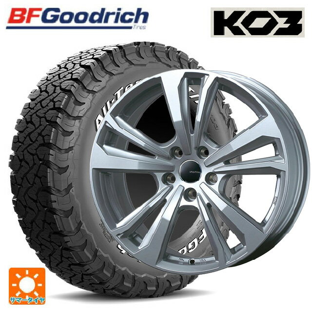 【6/11 1:59迄 全品ポイント5倍】ミニ カントリーマン(U25)用 215/70R16 100/97S BFグッドリッチ オールテレーン TA KO3 ホワイトレター 正規品 ティーエーエス スマートライン 365 シルバー 新品サマータイヤホイール 4本セット