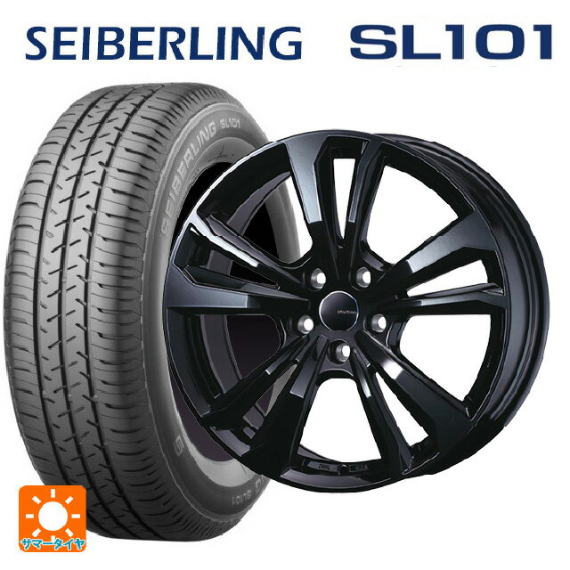 ジープ レネゲード(BU/BV系)用 215/65R16 98S セイバーリング セイバーリング SL101(ブリヂストン工場生産） ティーエーエス スマートライン 365 ブラック 新品サマータイヤホイール 4本セット