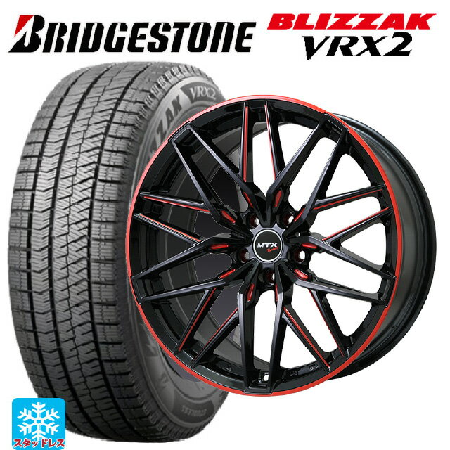 【6/15〜16限定 全品P5倍＆クーポン】ミニ ミニクロスオーバー(F60)用 2024年製 225/50R18 95Q ブリヂストン ブリザック VRX2 正規品 ビックウェイ ユーロバーン ニュルブルグ MTX GB/MRD 新品スタッドレスタイヤホイール 4本セット