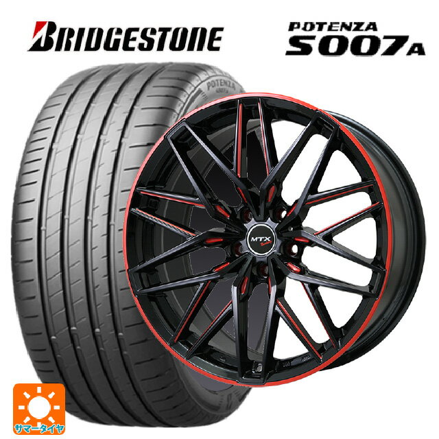 【6/15〜16限定 全品P5倍＆クーポン】ミニ ミニクラブマン(F54)用 225/45R17 94Y XL ブリヂストン ポテンザ S007A 正規品 ビックウェイ ユーロバーン ニュルブルグ MTX GB/MRD 新品サマータイヤホイール 4本セット