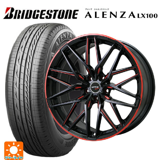 ミニ ミニクロスオーバー(F60)用 225/50R18 95V ブリヂストン アレンザLX100 正規品(数量限定) # ビックウェイ ユーロバーン ニュルブルグ MTX GB/MRD 新品サマータイヤホイール 4本セット